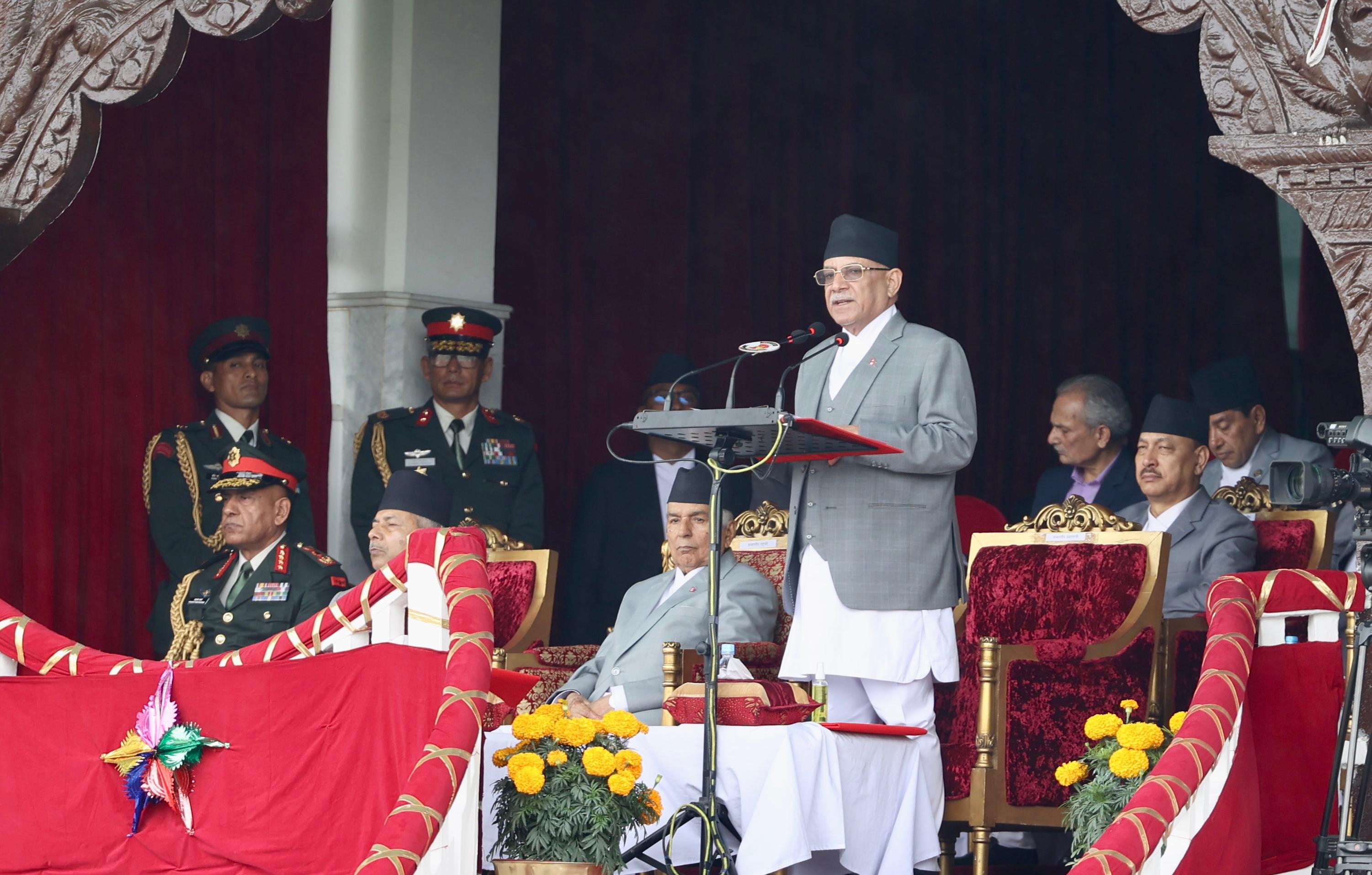 गणतन्त्र सामाजिक न्यायसहित समृद्ध नेपाल निर्माण गर्ने प्रयासको प्रतिफल हो : प्रधानमन्त्री 