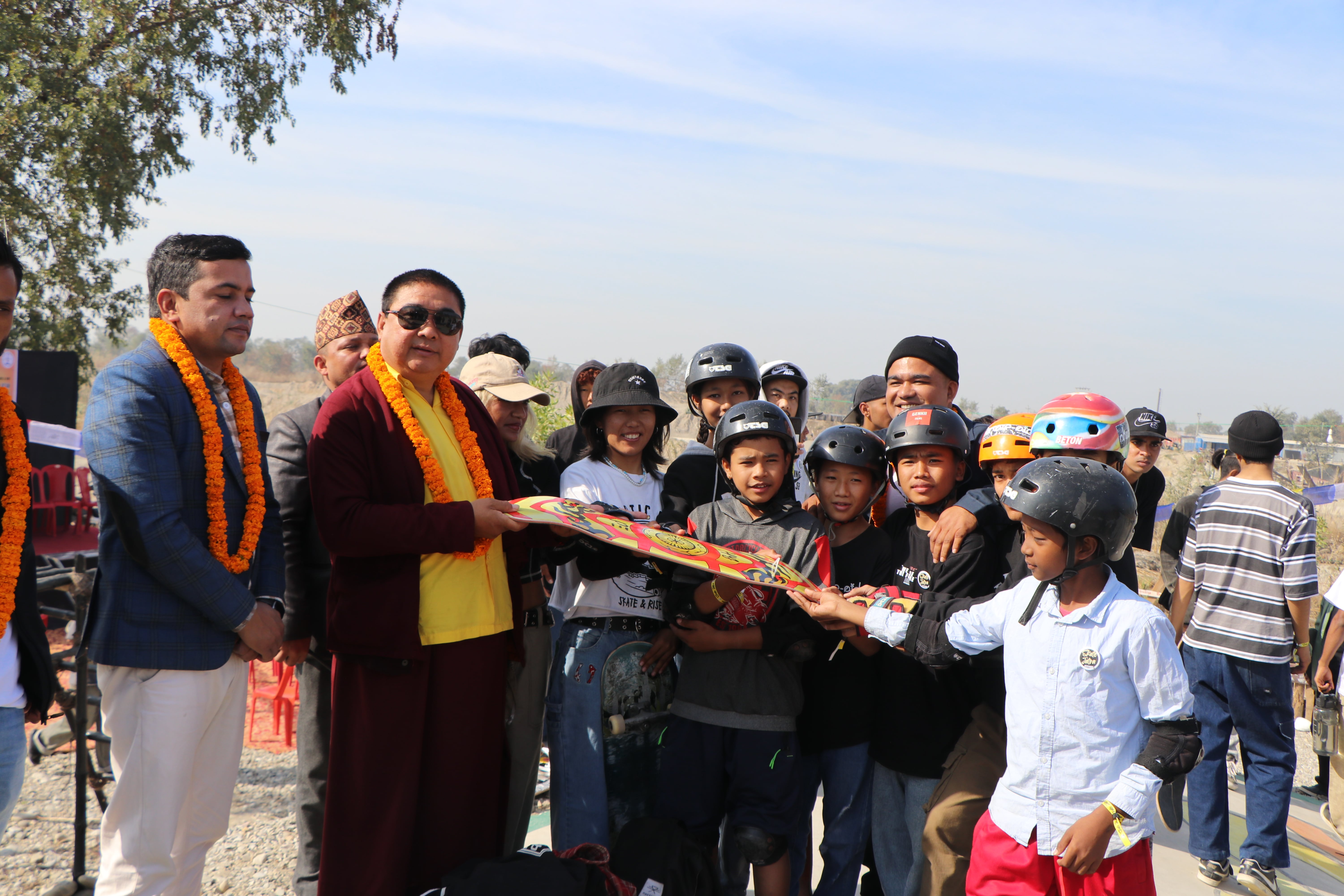 रुपन्देहीको तिलोत्तमामा स्केट बोर्ड प्रतियोगिता तथा स्केट जात्रा शुरु